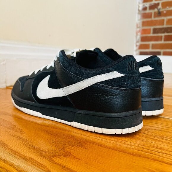 Nike Dunk 2008 Black Sail White Size 13 Sneakers 318020-013 - Picture 8 of 16